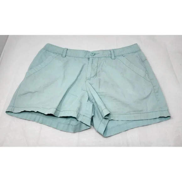 Columbia Shorts Women's cotton Chino Cutout At Back Waist 1544711 size 10 - Picture 1 of 7